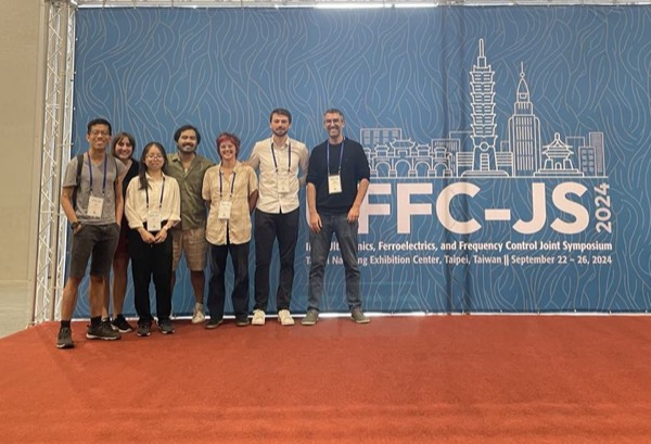The laboratory was present at IEEE IUS Taiwan 2024