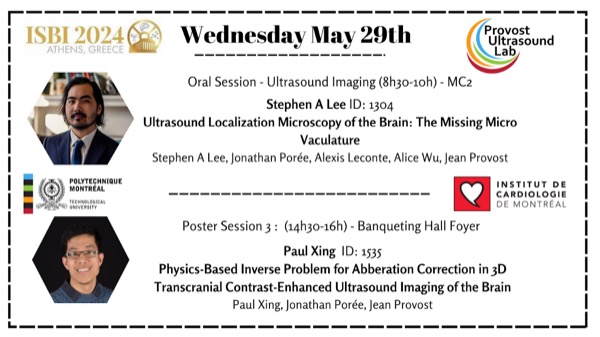 Our lab will be present at ISBI in Athens