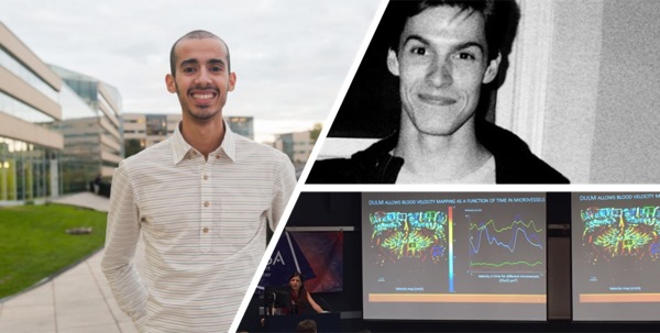 Chloé, Philippe and Hatim at the Engineering Physics Day at Polytechnique Montréal